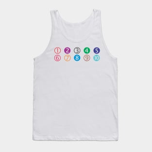 numbers Tank Top